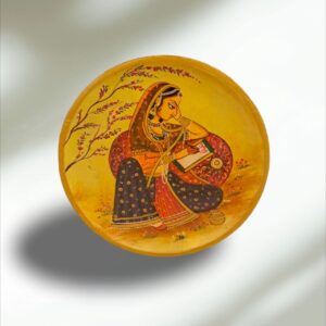 Wooden Wall Plates with Hand-Painted Artwork