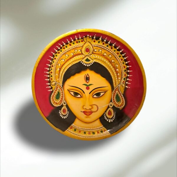 Wooden Wall Plates with Traditional Indian Paintings