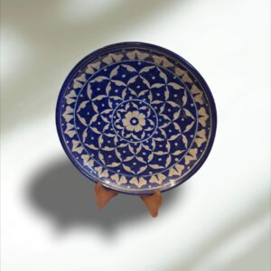 Vintage-style handmade pottery wall plates